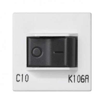Simon Connect Wyłącznik nadmiarowo-prądowy K45 C10A czysta biel K106A/9 KONTAKT (K106A/9)